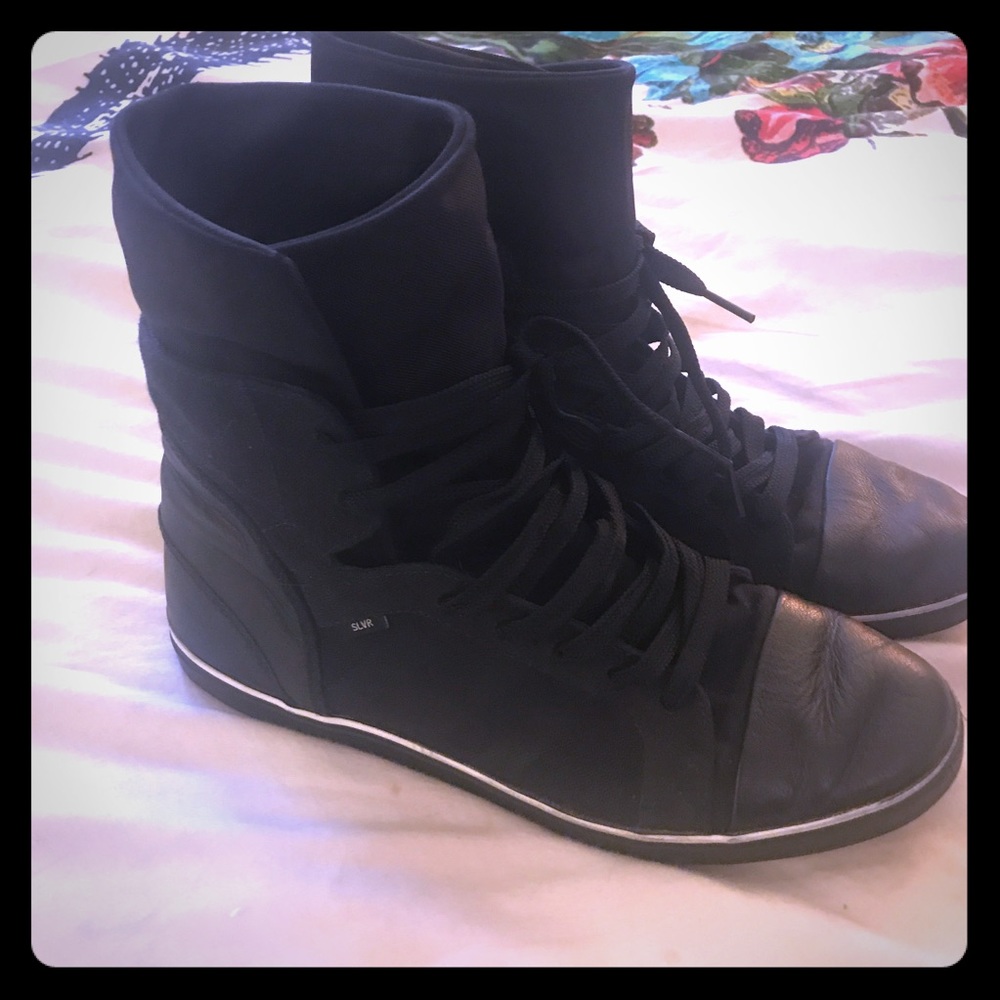 Women’s Adidas SLVR high top sneakers